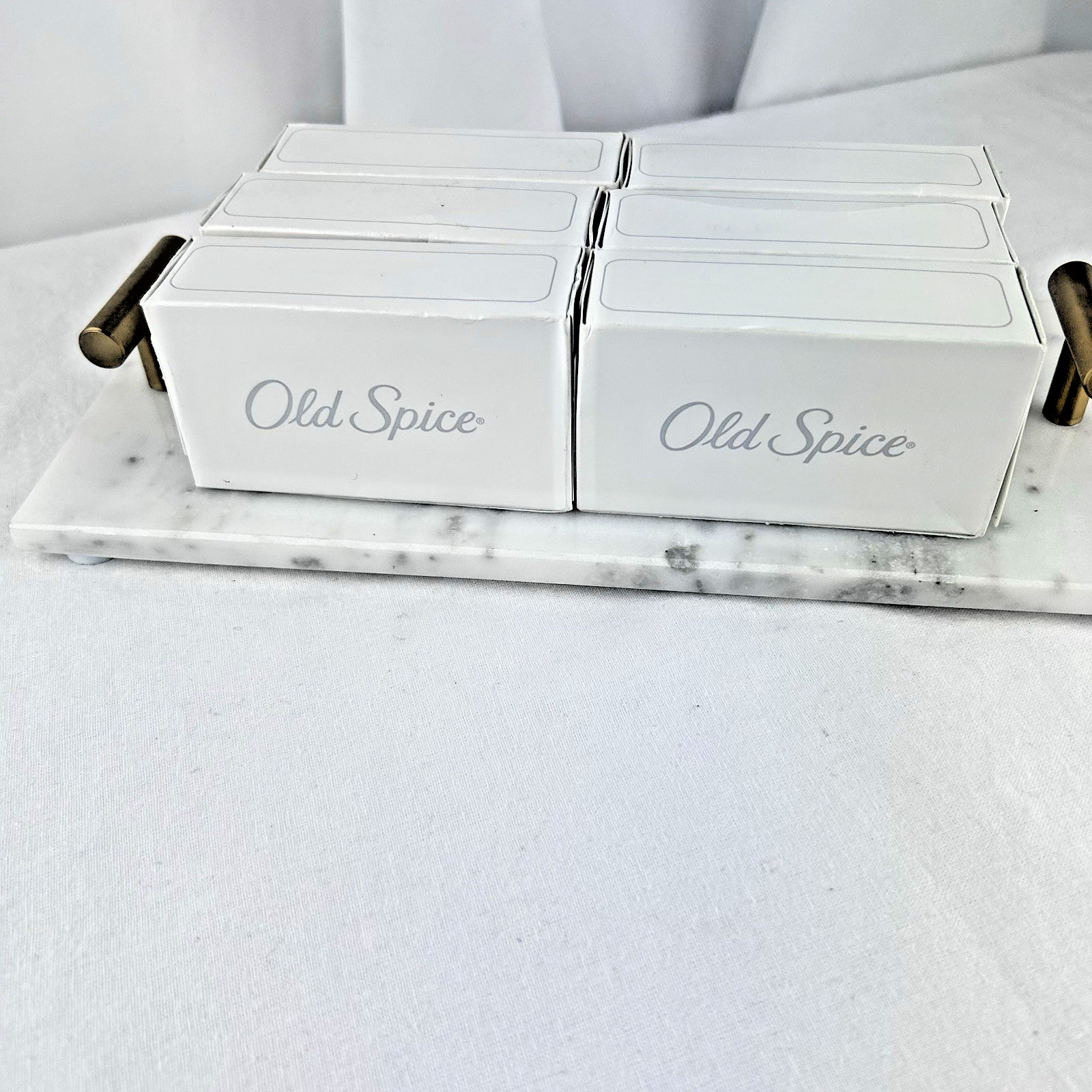 6 Bars Vtg OLD SPICE Soap – New Old Stock Original Box – 3.17 oz / 90g each