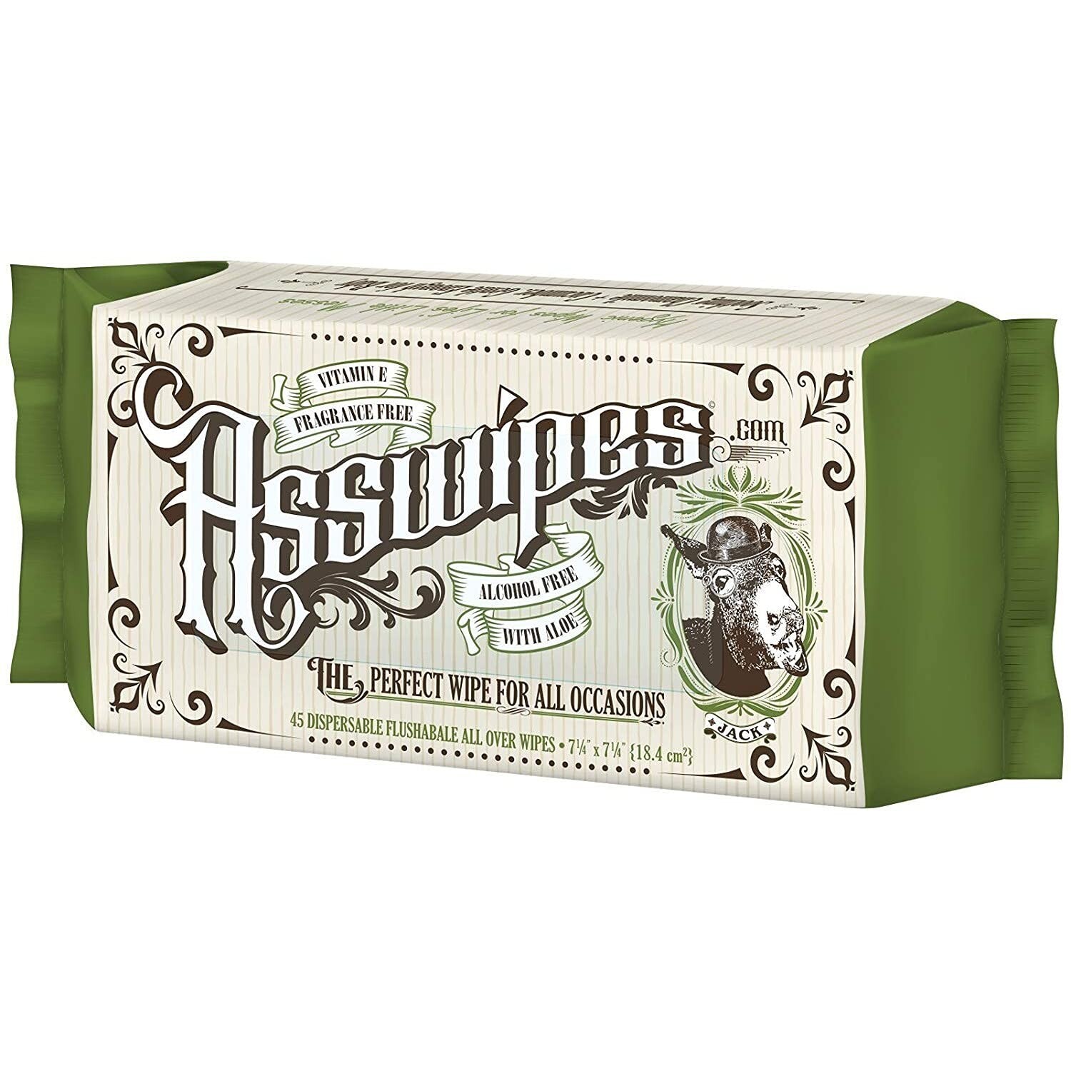 Asswipes 12 Pack, 540 wipes – Flushable Personal Cleansing Body, Butt and Bat…