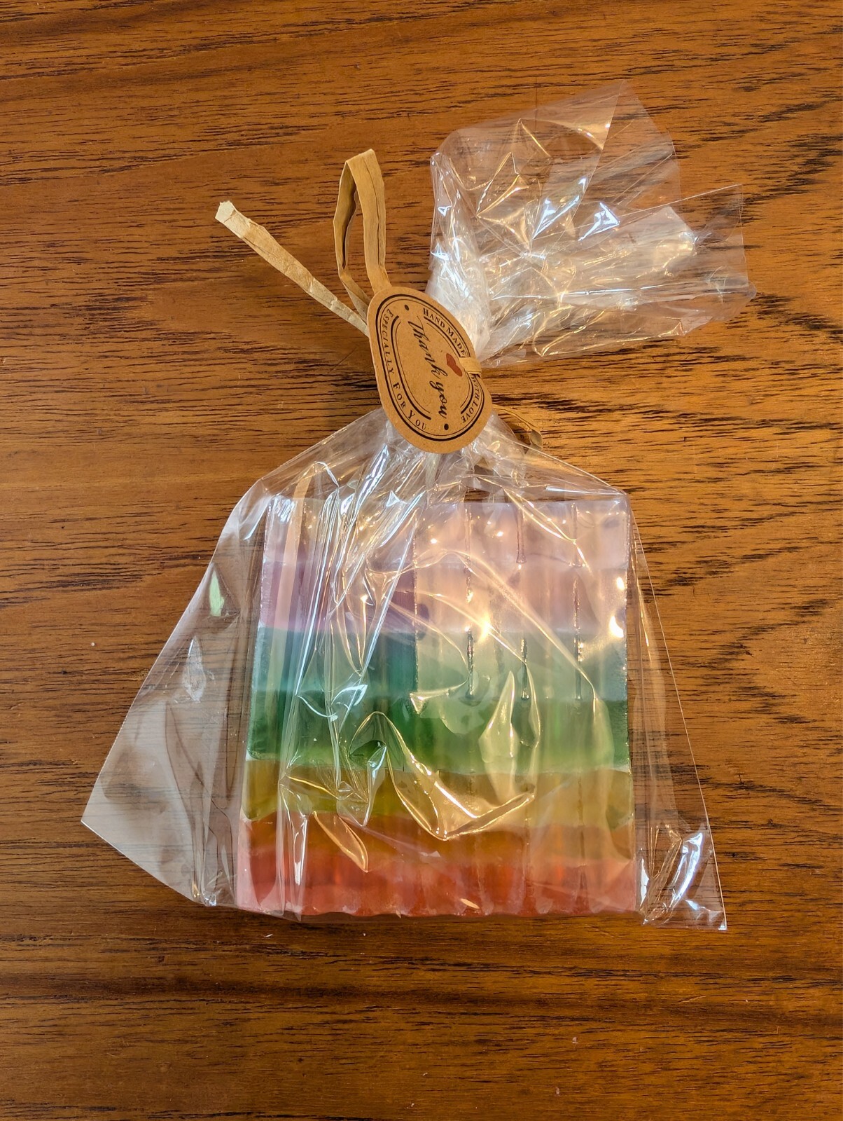Natural Rainbow Soap by Bella’s Boutique NYC – made w lavender honey ~2.75 oz