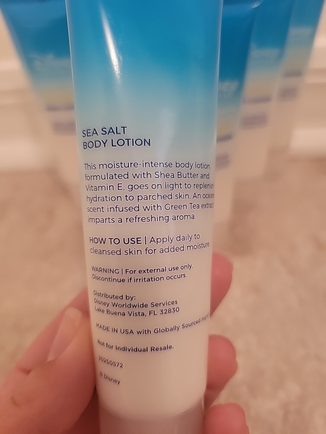 Disney Resorts Sea Salt Body Lotion Plus H20 Qty 9 AUTHENTIC From Disney Hotels