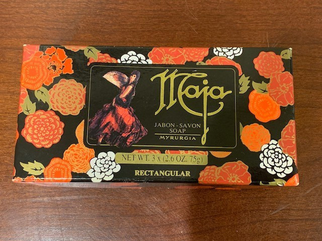 VINTAGE 3 JABON MAJA BY MYRURGIA ESPANA TOILET SOAP 2.6 OZ BARS EA New No. 1021