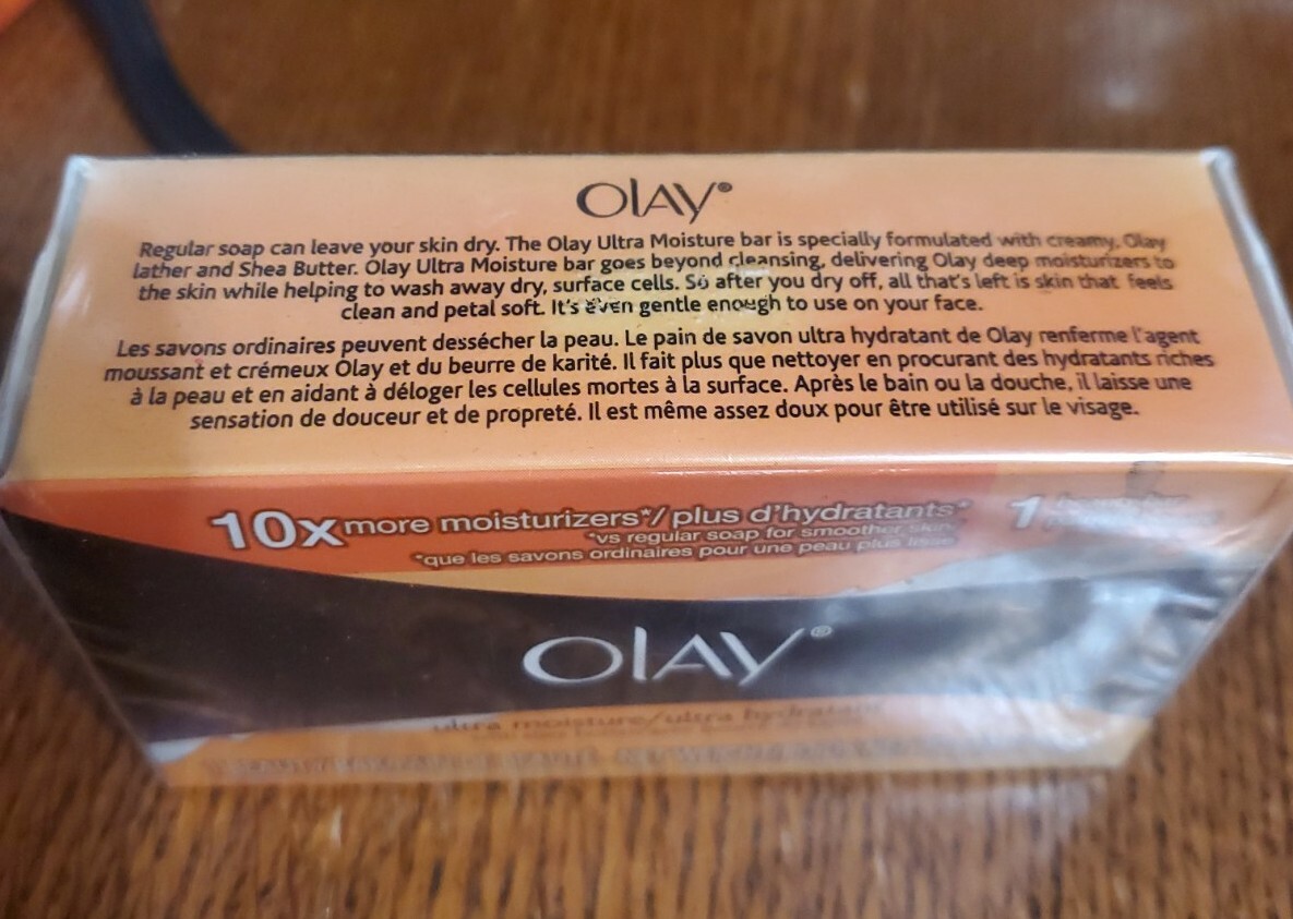Olay Ultra Moisture Bar Soap Shea Butter 3.17oz 90g Healthy Soft Smooth Skin