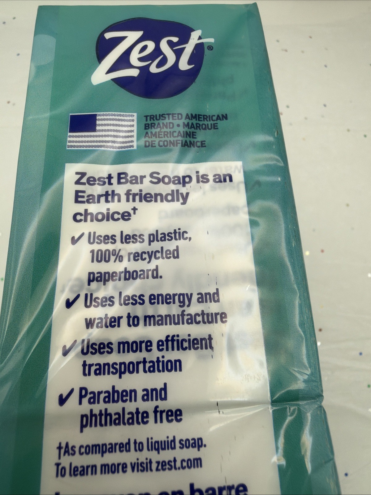 Zest 8 Pack Bath Soap Bars Aqua Fresh Deodorant Bar Soap New Sealed Bulk Lot