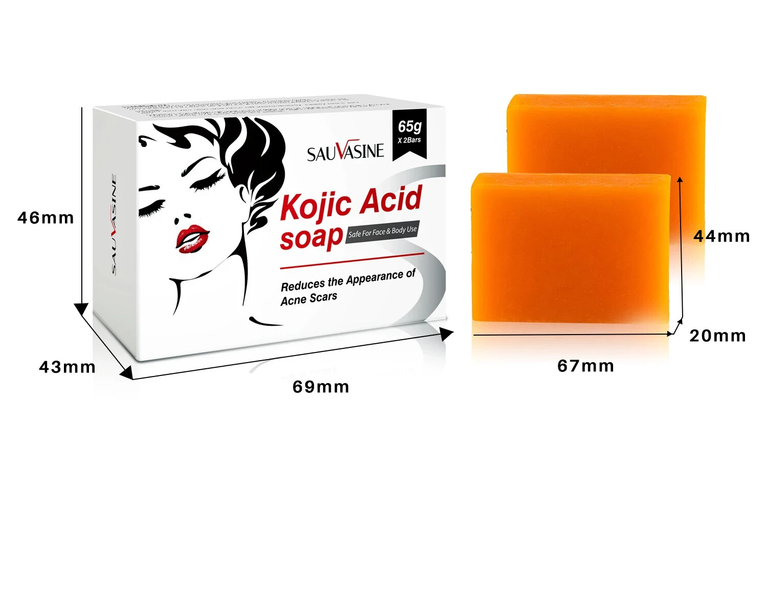 1 pc Original Kojie San Skin Lightening Kojic Acid Soap