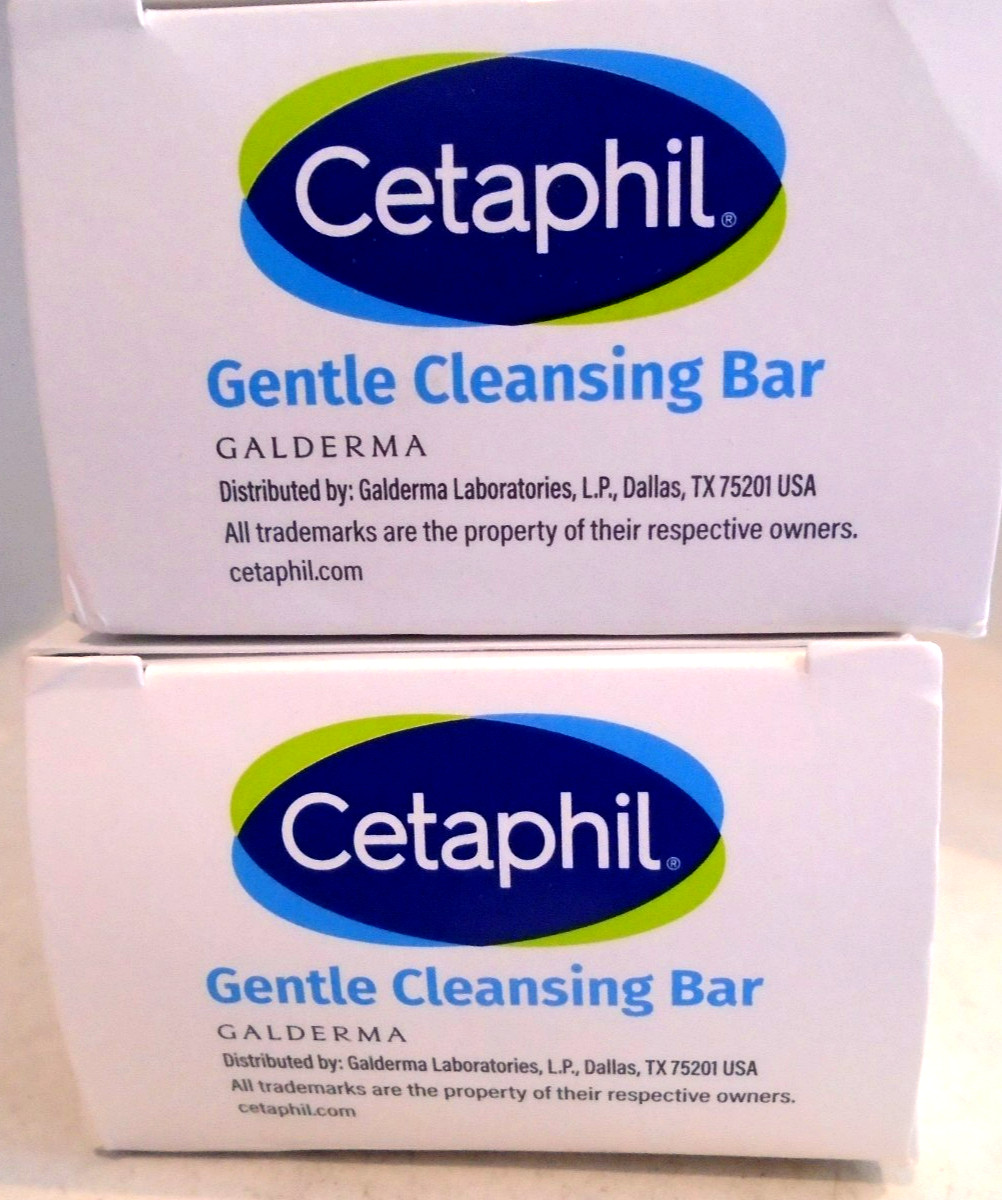 CETAPHIL Gentle Cleansing Bar,4.5 Oz Bar (Pack of 2), Nourishing Cleansing Bar