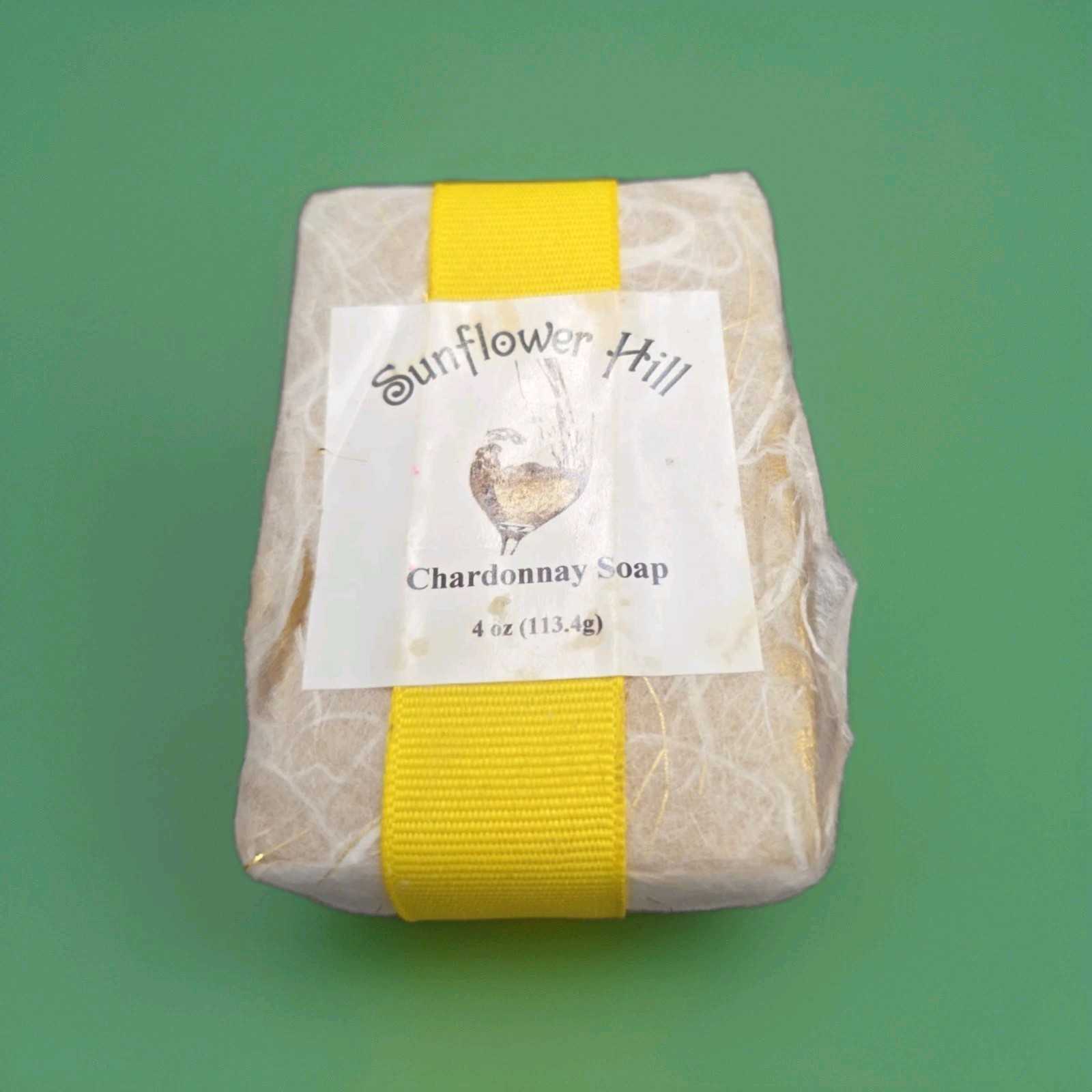 Sunflower Hill Soap Mill Chardonnay Soap 4 oz Maine Small Batch New