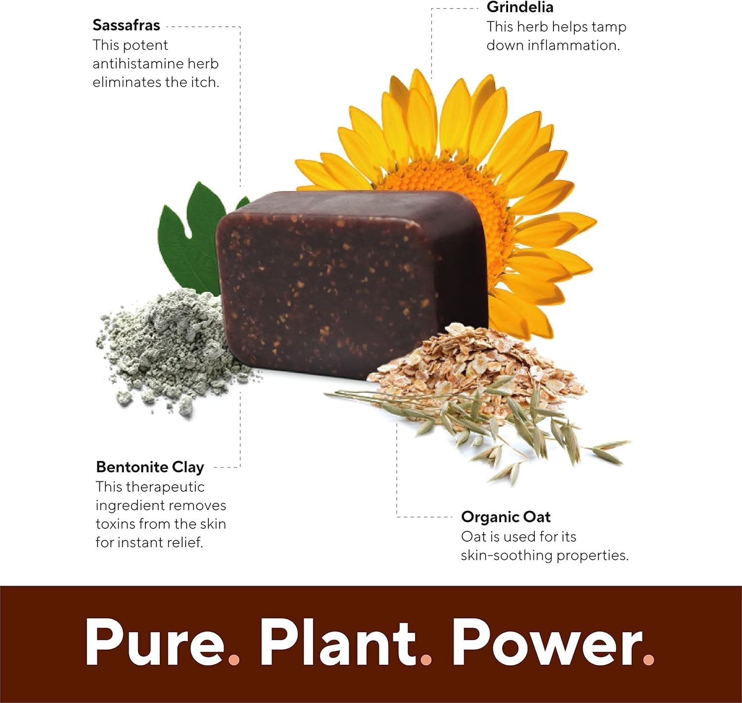 Natural Itch Relief Bar Soap: Heals Insect Bites Soothes Itches- Maries Original