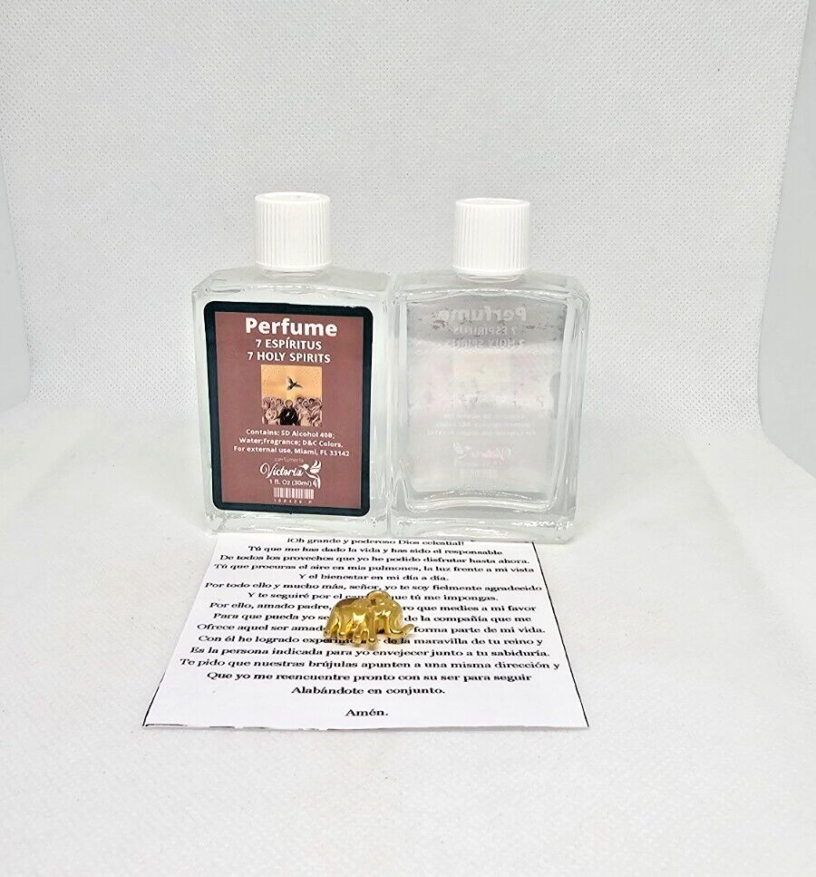 7 ESPIRITUS PERFUME CON FEROMONAS / 7 SPIRITS ATRAE FORTUNA SUERTE EXITO 1PC