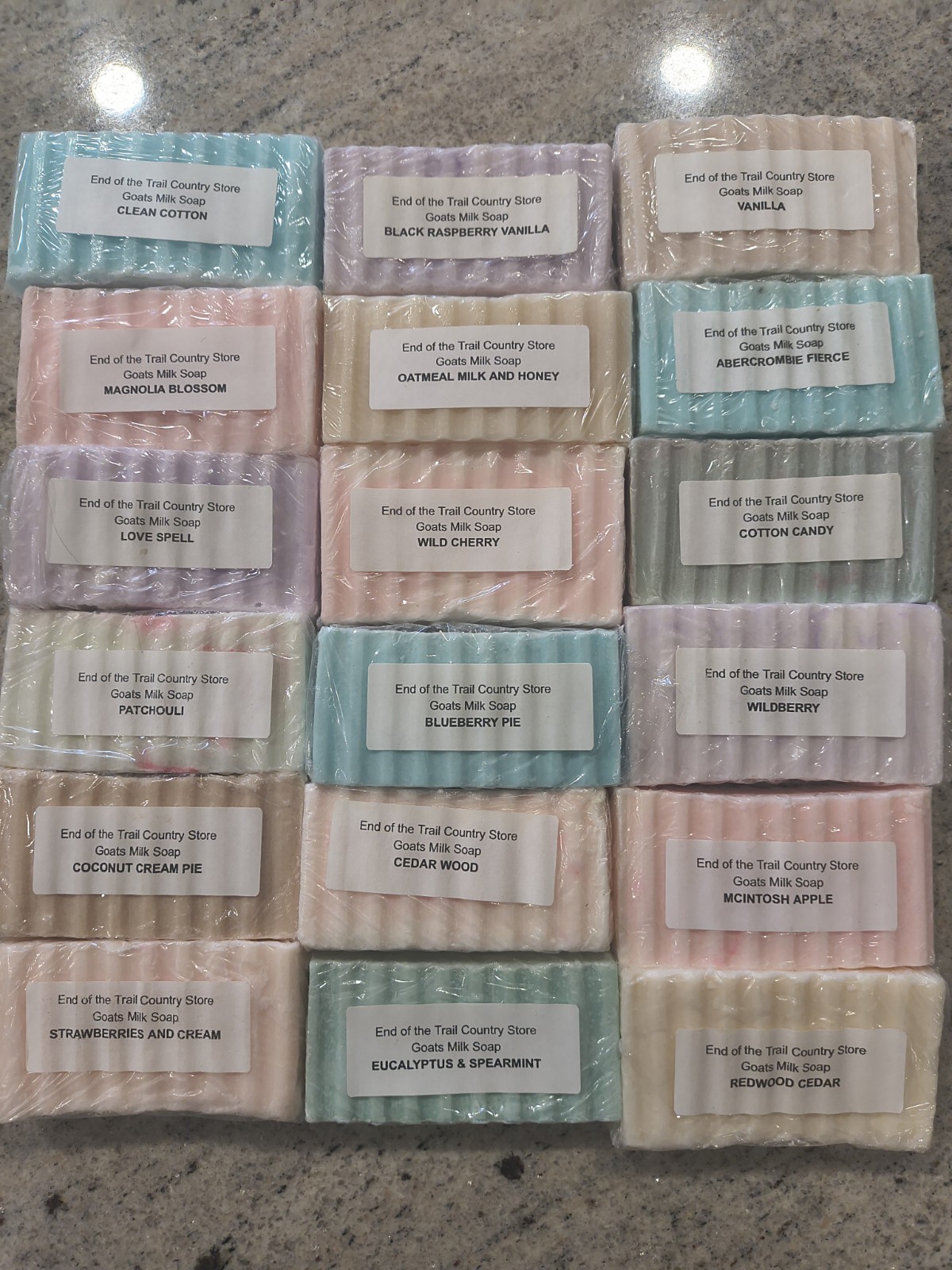 HOMEMADE GOATS MILK SOAP (Over 90 scents) Discount on multiple bars