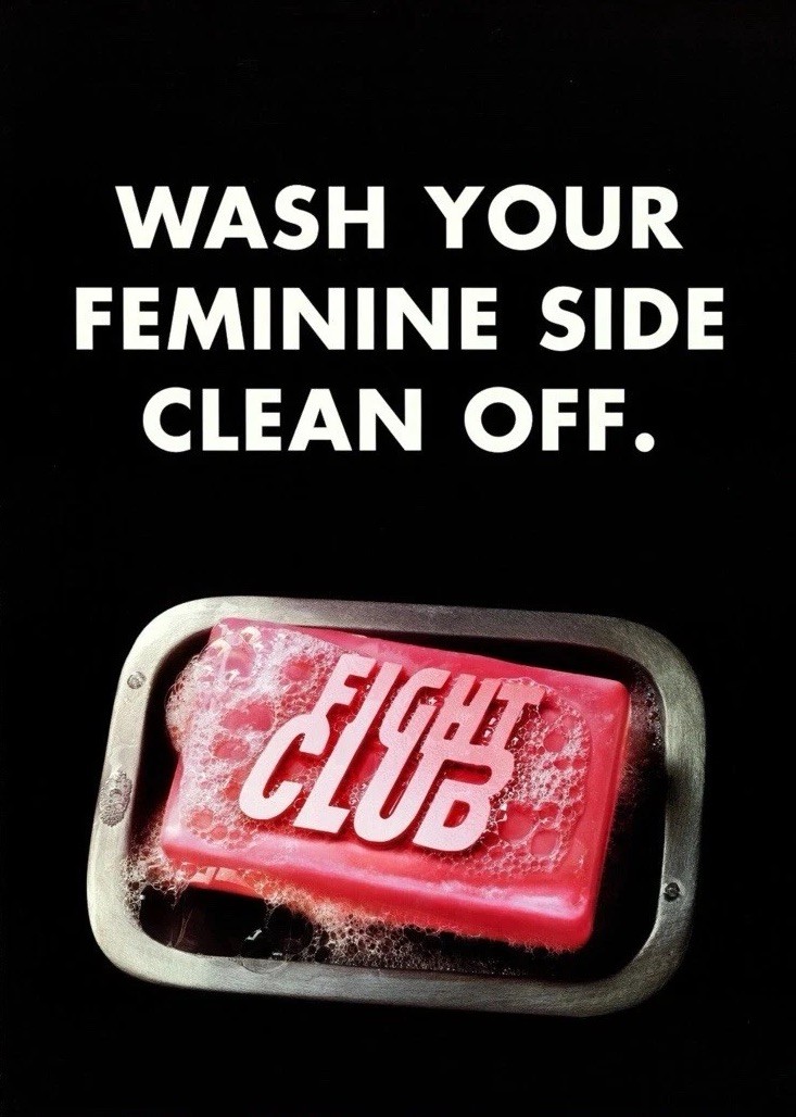 Fight Club Soap Bar Handmade Movie Memorabilia Soap (Men) – Cool Water Scent 2pc