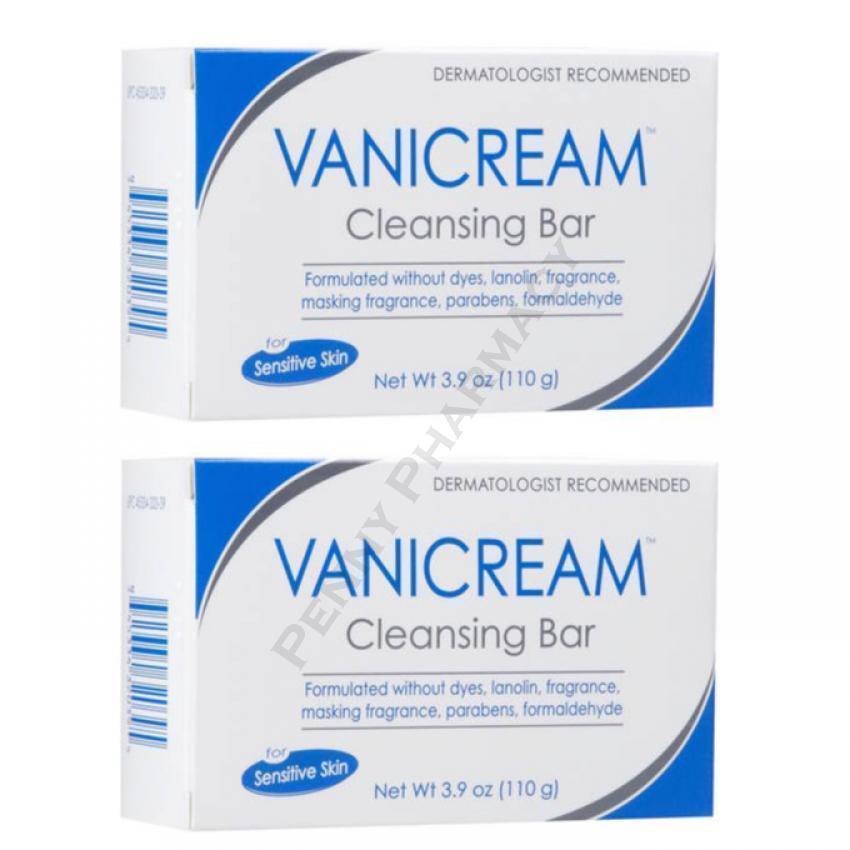 Vanicream Cleansing Bar, Fragrance Free, 3.9oz ( Pack of 2 )