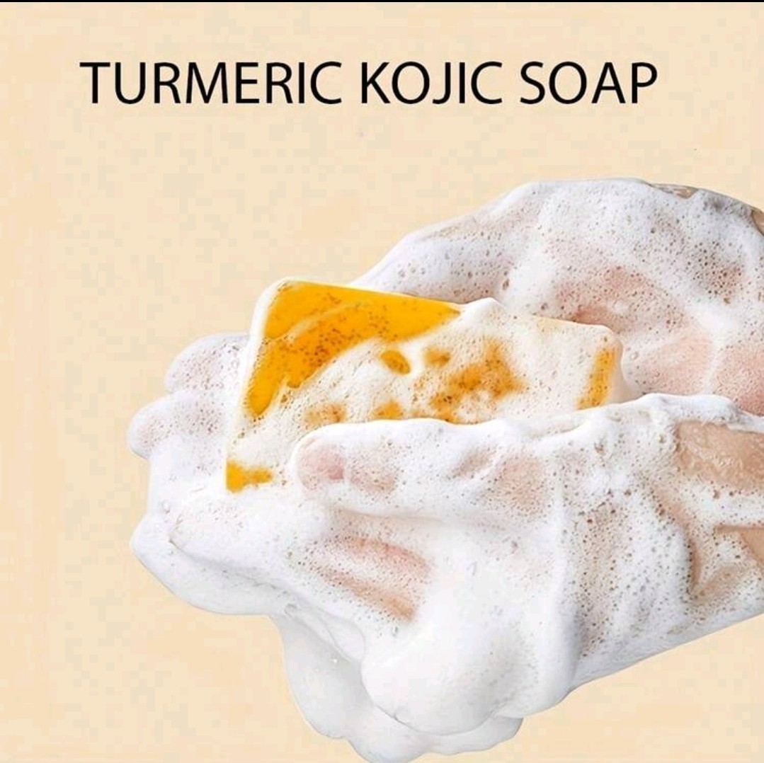 6pcs Lemon Turmeric Soap Turmeric, Kojic &Honey Glow For All Skin Tones