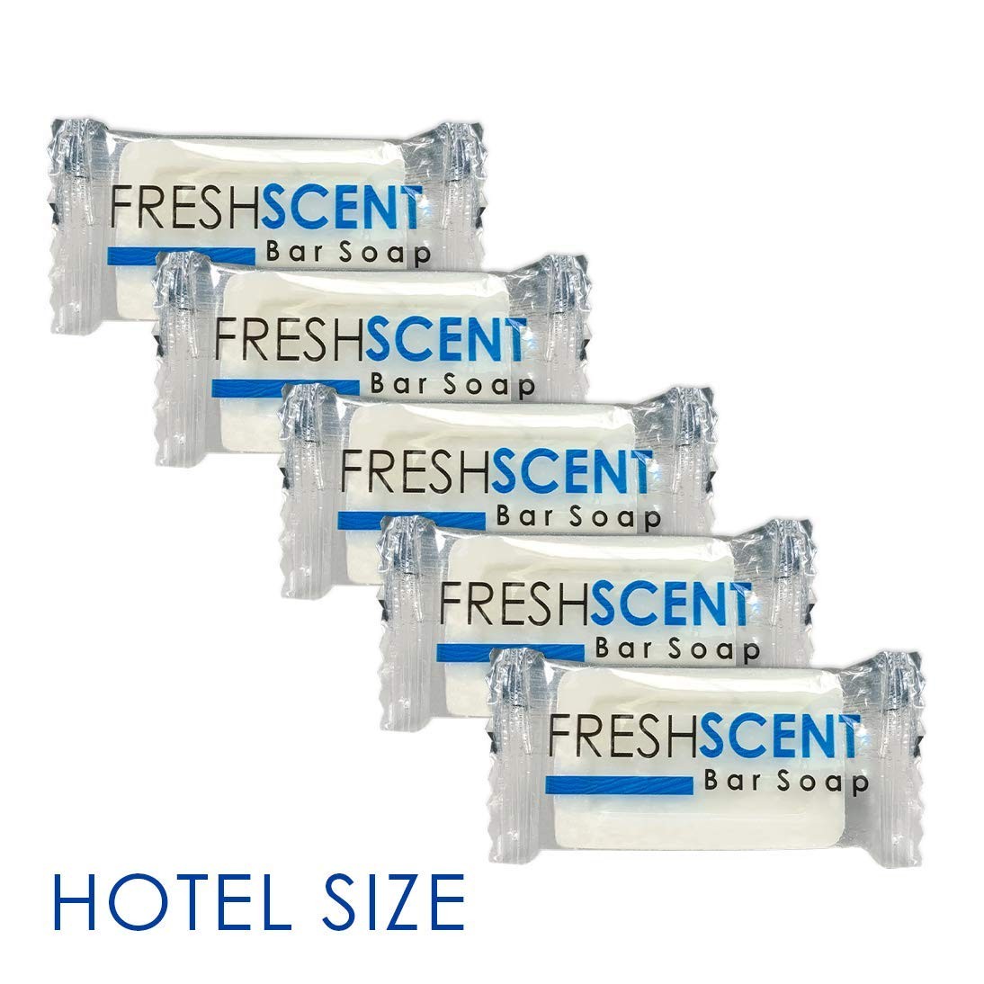 Freshscent 0.5 oz Bar Soap [100 Pack] Hotel Travel Size, Individually Wrapped…