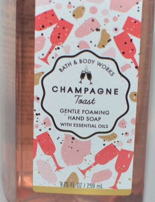 1 NEW BATH & BODY WORKS CHAMPAGNE TOAST GENTLE FOAMING HAND SOAP WASH 8.75 OZ