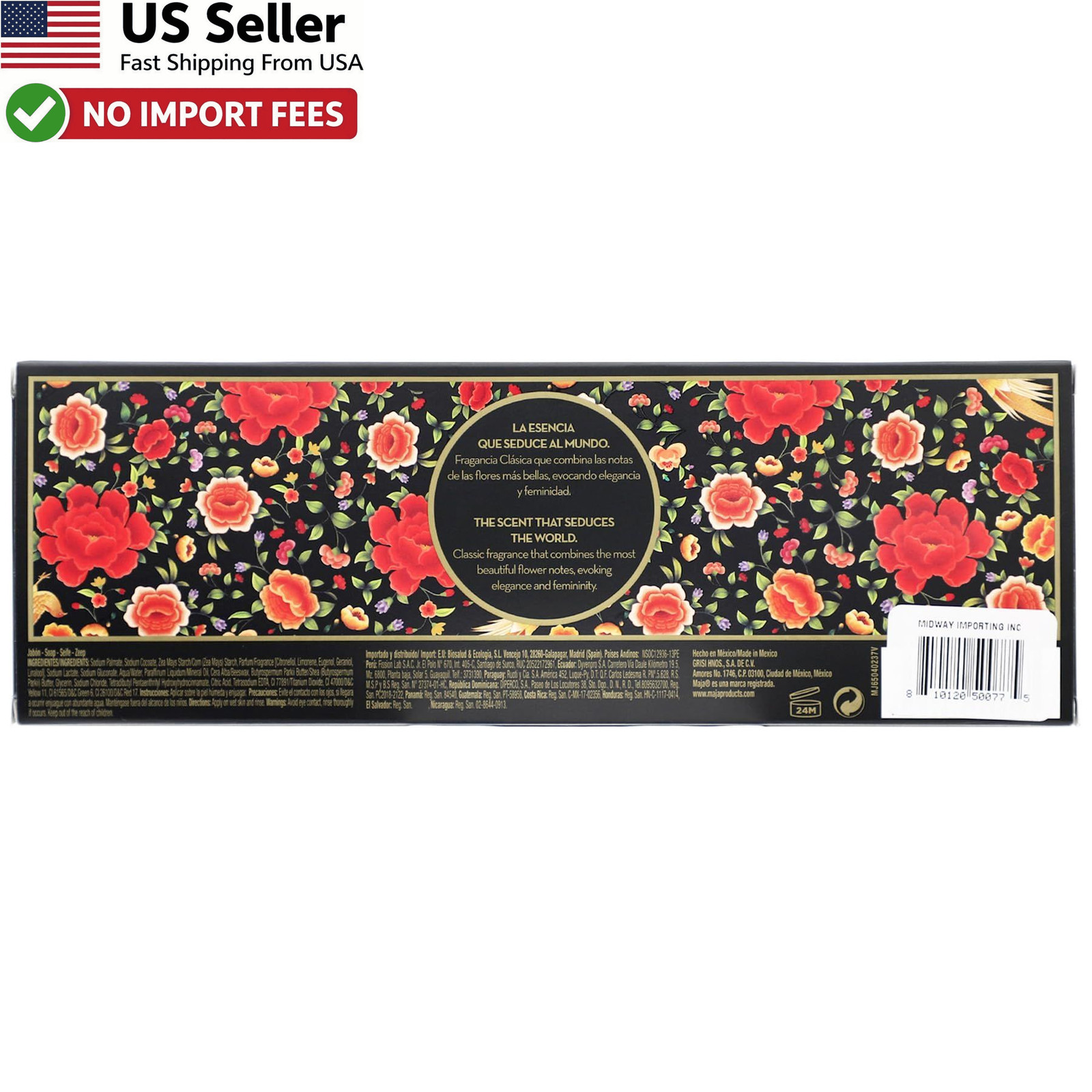 Maja Soaps Classic Luxury Scented Soap 4.9 Oz 140g Set of 3 New Sealed FROM USA