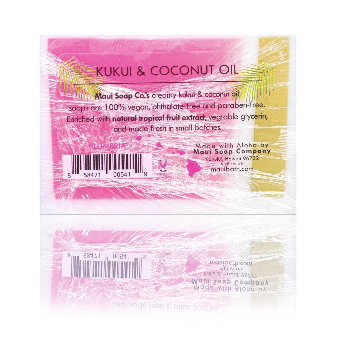 Handmade Vegan Plumeria Bar Soap