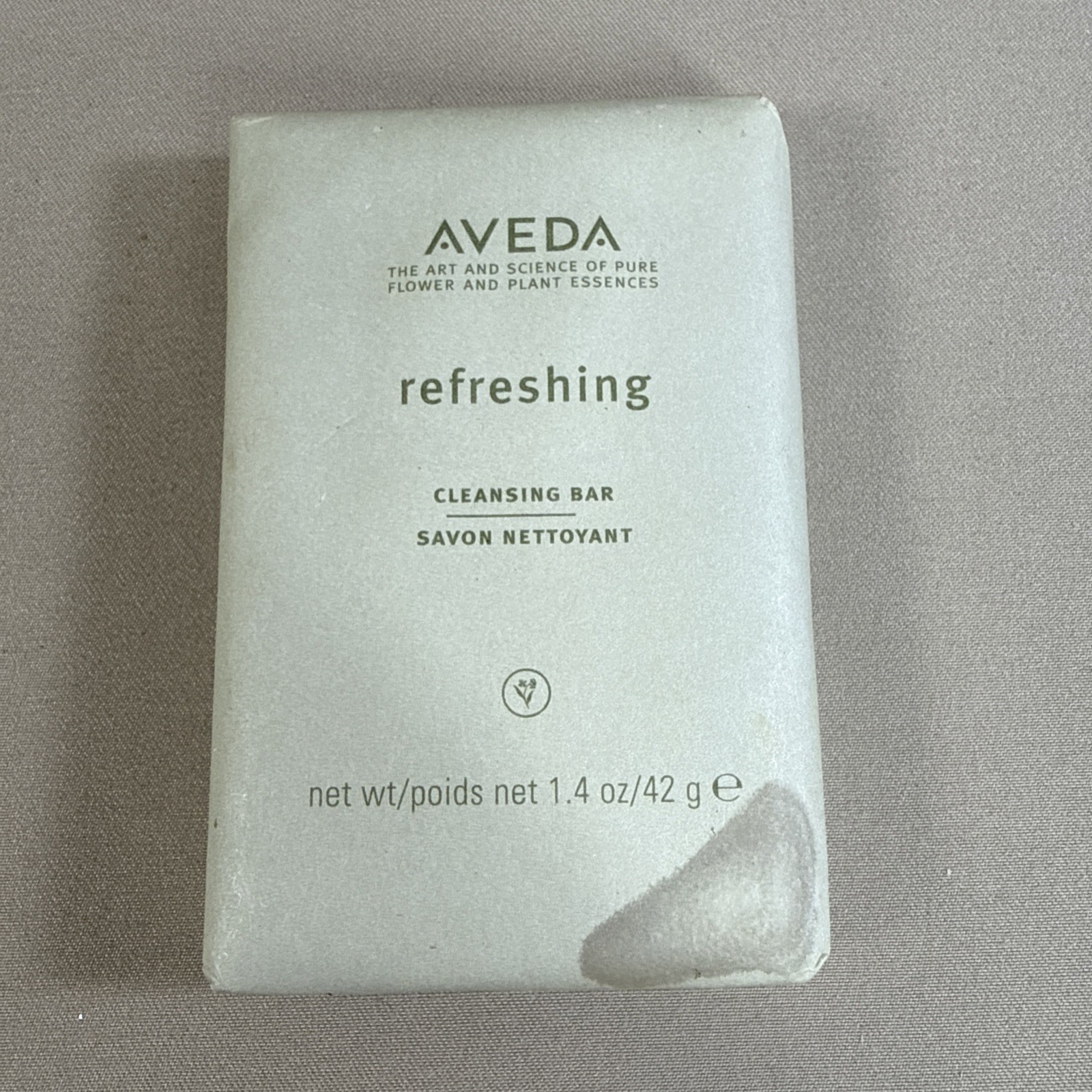 Aveda Refreshing Cleansing Bar Soap Travel Size White 1.4 oz (42 g)