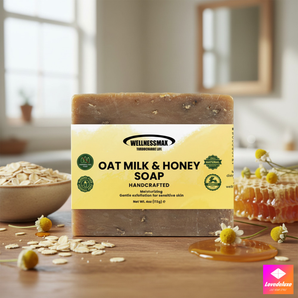 Oat Milk Honey Sensitive Skin Soap | Jabon de Avena y Miel Para Piel Sensible