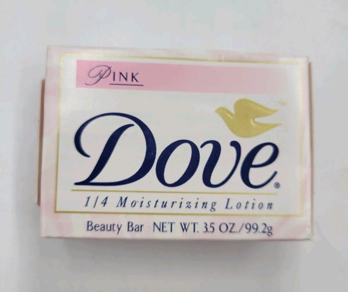 Dove Soap Beauty Bar 3.75oz Pink 1996 Vintage