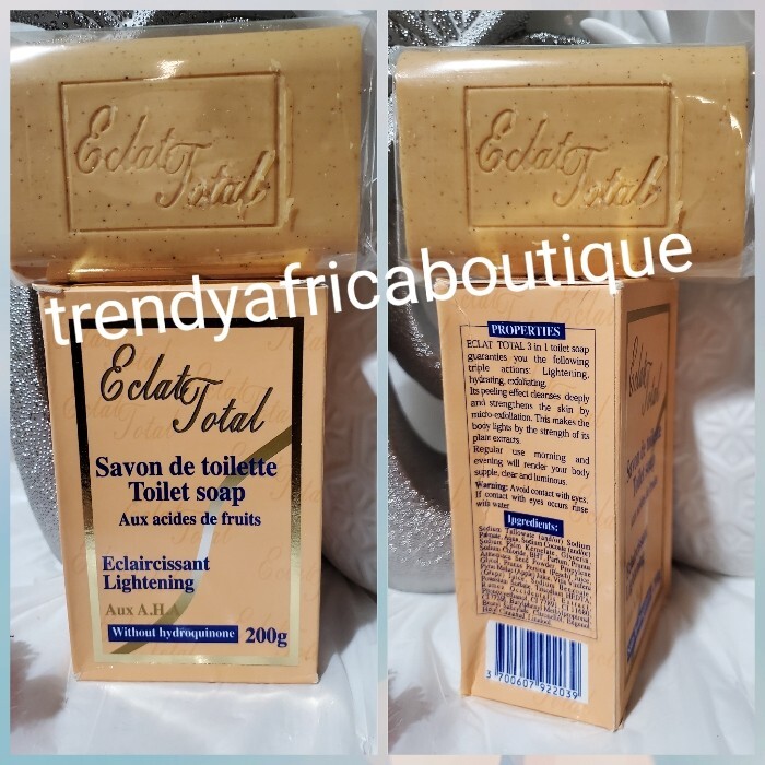 Eclat total exfoliating face and body soap 200gx1