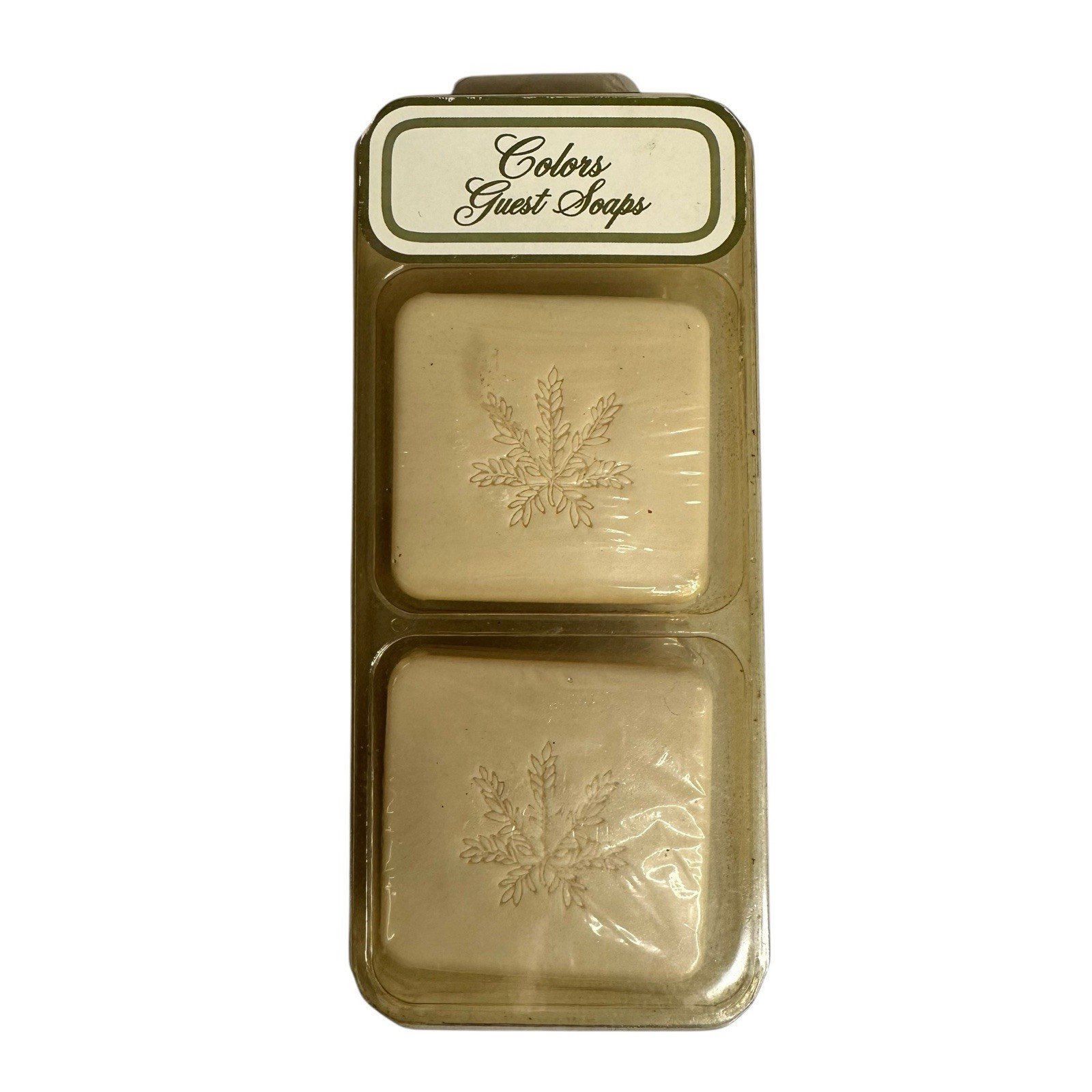 Linens ‘N Things Ivory 2 Bars Colors Guest Soaps Square Vintage