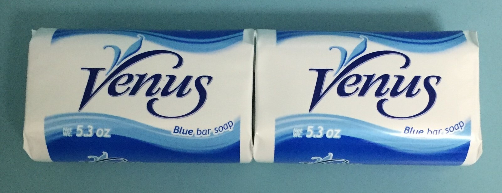 2-Pack Venus Blue Bar Soap 5.3 oz Each Daily Cleansing Bath Soap Bars