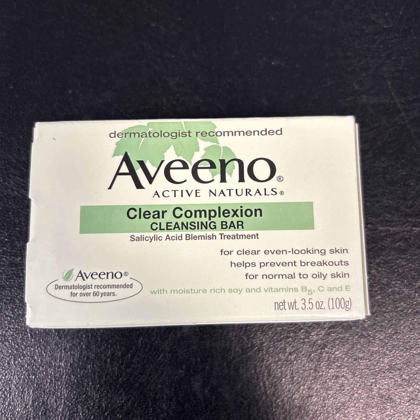 Aveeno Active Naturals Clear Complexion Cleansing Soap Bar 3.5oz NEW