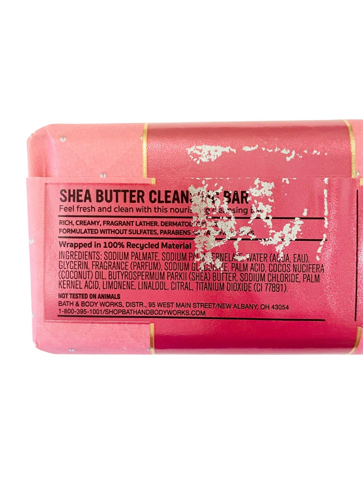 Bath & Body Works Champagne Toast Shea Butter Cleansing Bar 5 oz NEW!