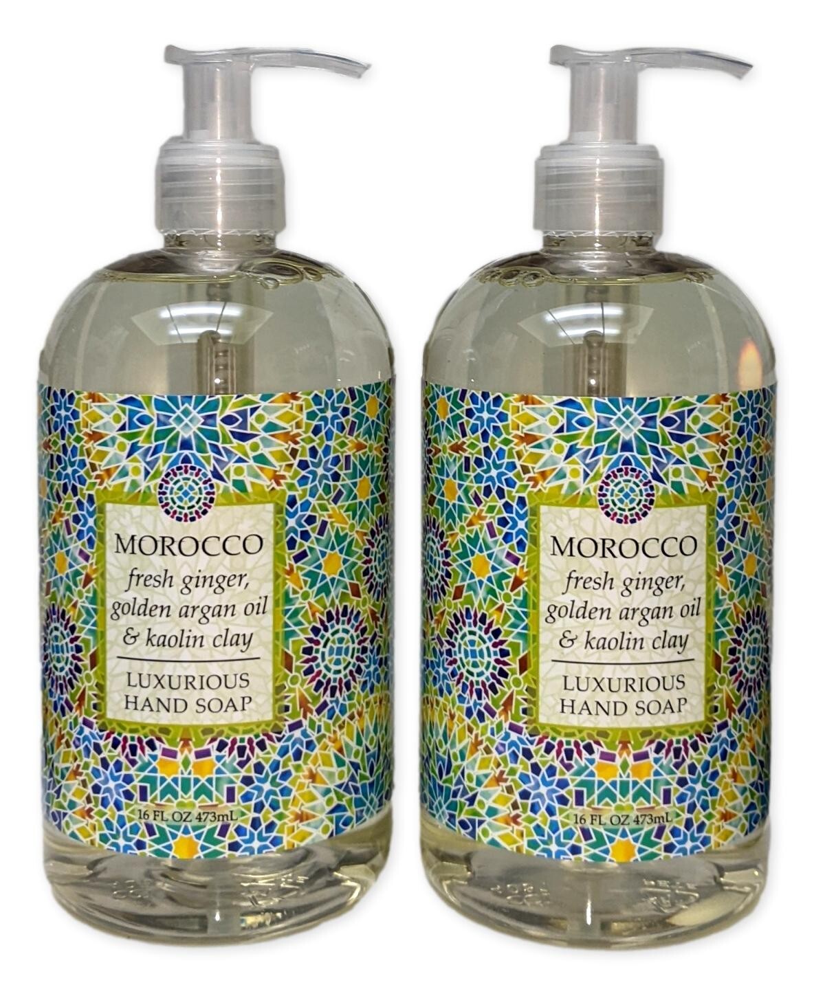 Set of 2 Greenwich Bay DESTINATION MOROCCO Shea Butter Hand Soap, 16oz. Each