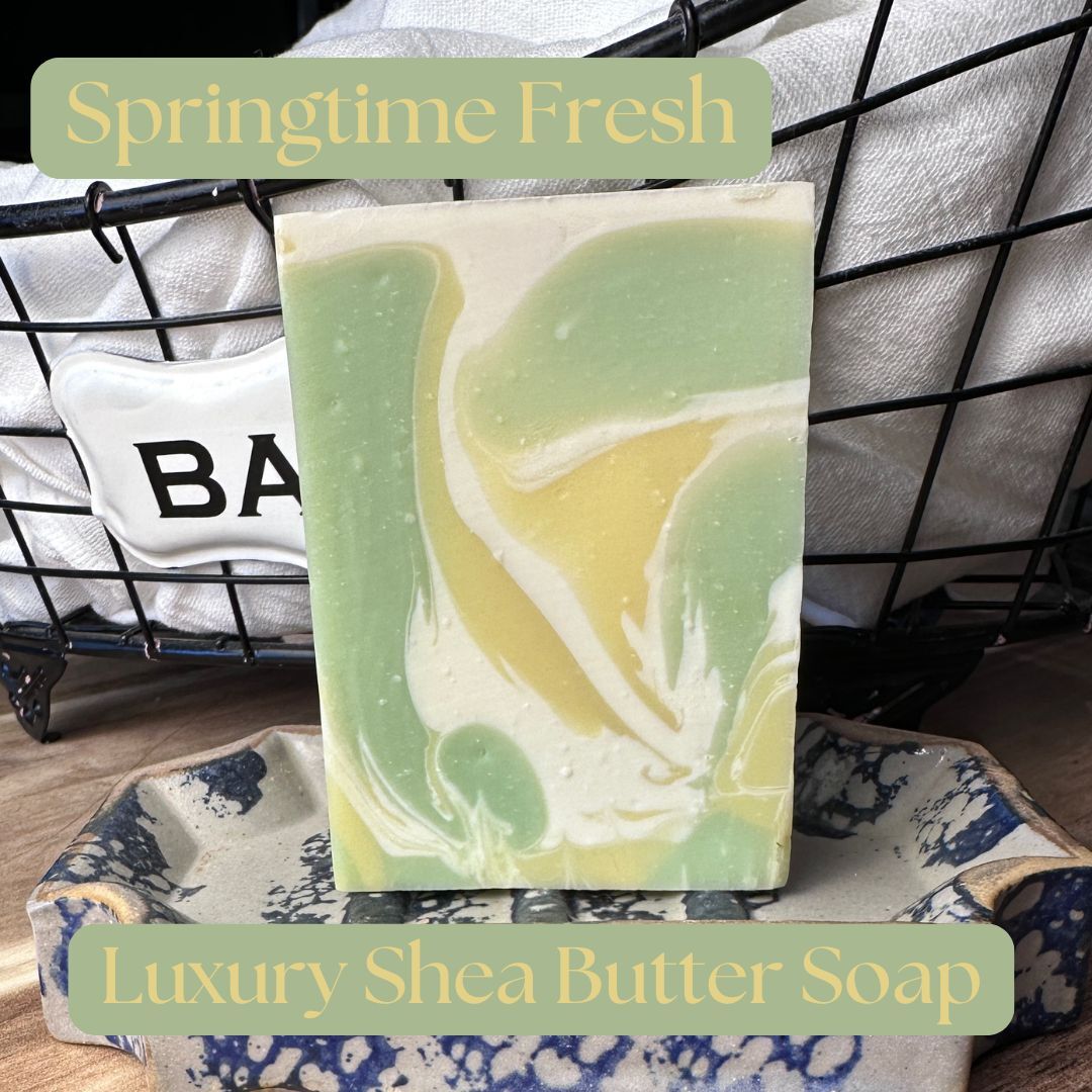 Luxury Handmade Shea Butter Soap 5 oz – Six Options – No Palm Oil or Phthalates