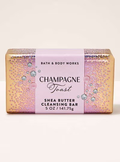 Bath & Body Works 2 Pack 5oz Cleansing Soap Bar – Champagne Toast NEW