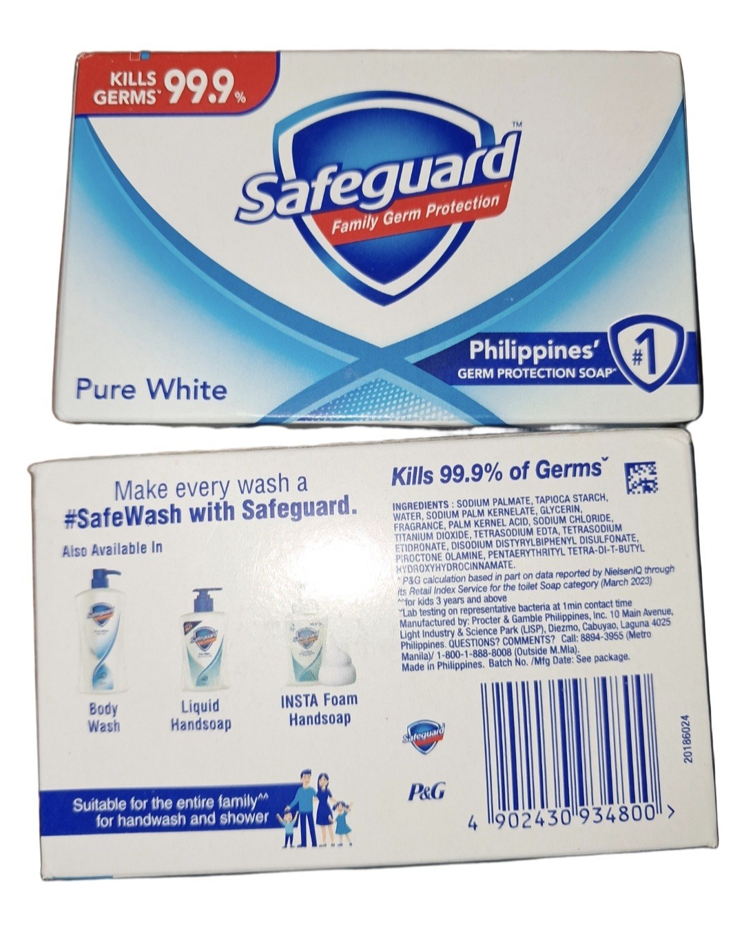💙 SAFEGUARD (4.4 Oz) ⚪️🫧 ●FAMILY GERM PROTECTION● ⚪️🫧 Pure White Bar Soap 🫧.