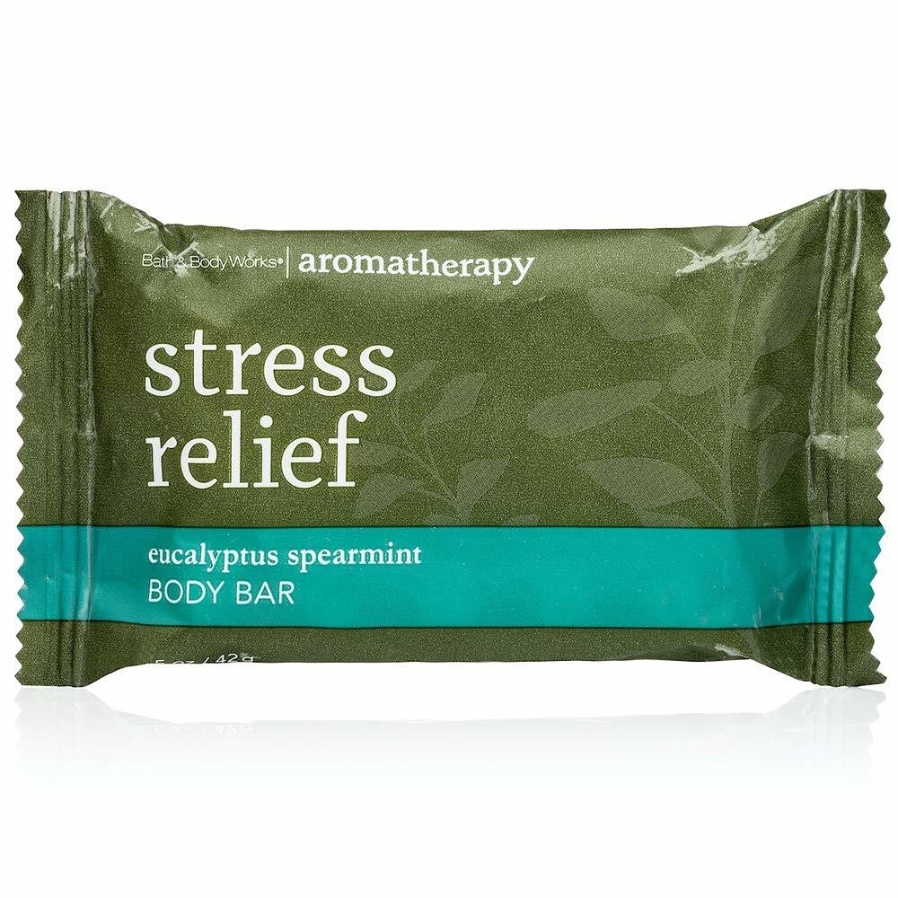 Bath and Body Works Stress Relief Eucalyptus Body Bar 1.5oz Set of 10 New