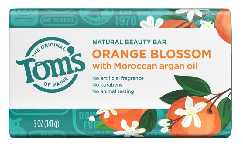 (2 PACK) Toms Beauty Bar Orange Blossom 5 Ounce