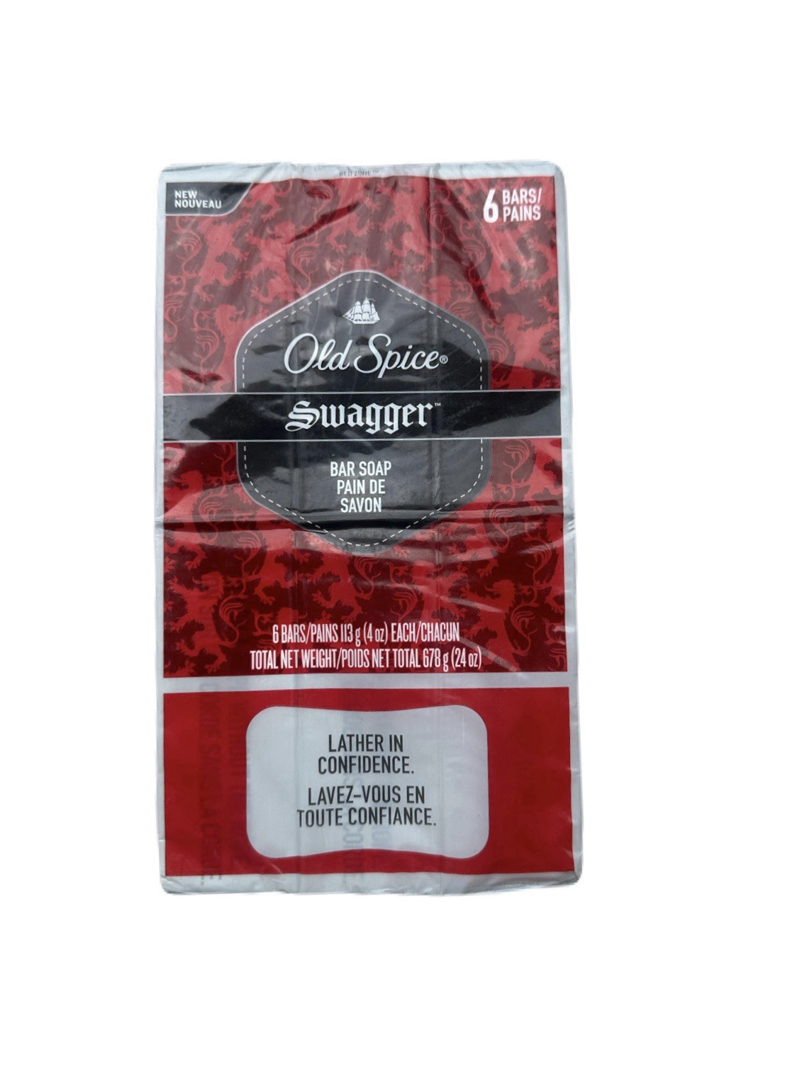 6 Packs of Old Spice SWAGGER Big Bar Soap 12 Bars 5 oz ea Individually Boxed