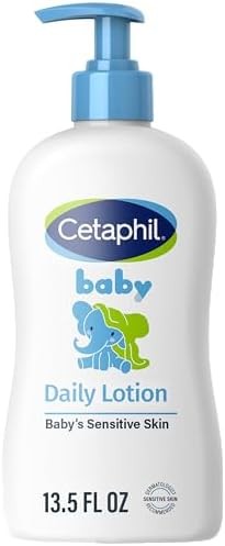 Cetaphil Baby Daily Lotion, Organic Calendula, Sensitive Skin, 13.5 fl oz