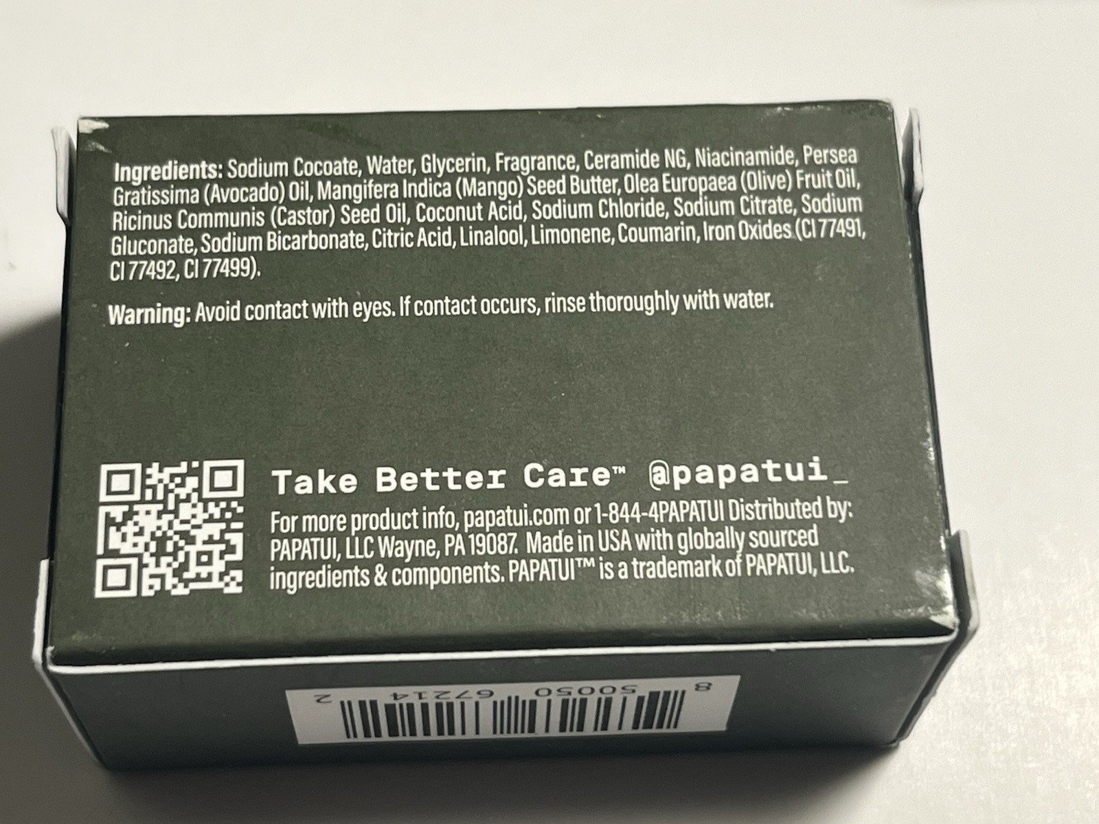 Papatui Enriching Bar Soap Lot of Four Lush Coconut Men’s 1.4 oz Bars