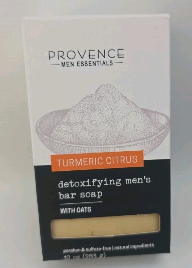 Provence Essentials ~ Turmeric Citrus Detoxifying Bar Soap 10 oz