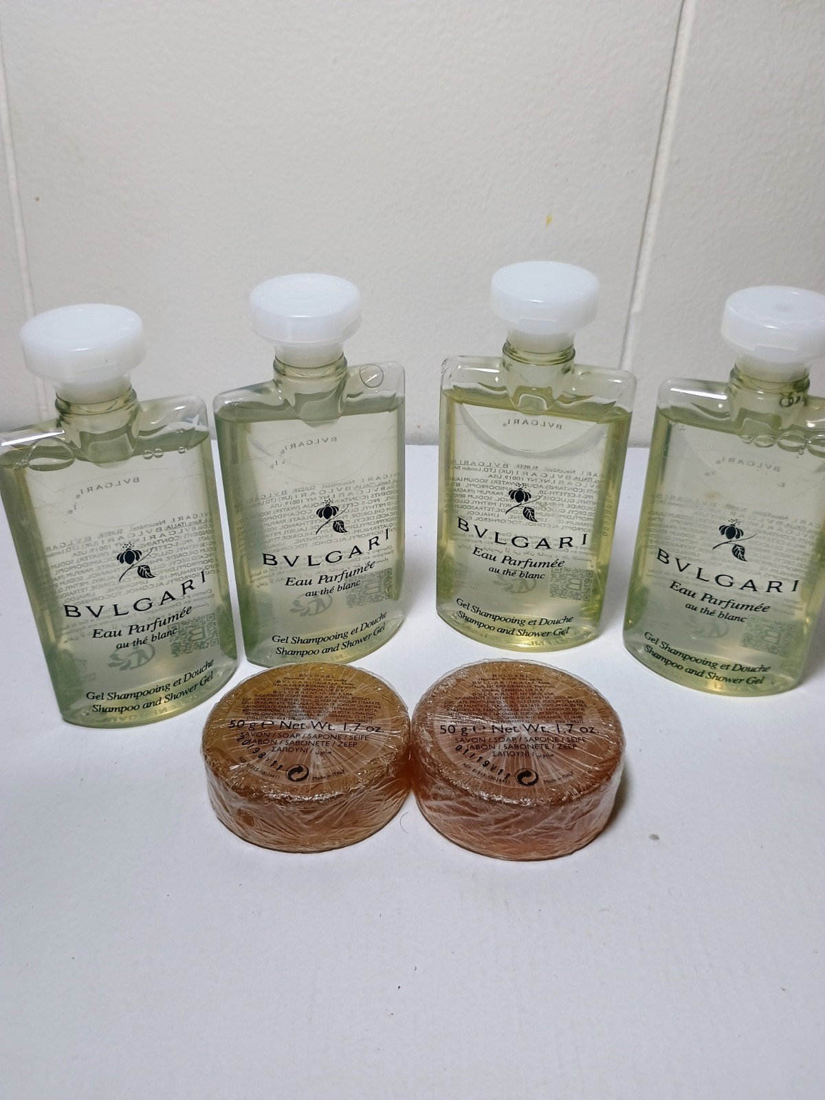 Bvlgari Lot White Tea Au the Blanc Shampoo/Glycerin Soap