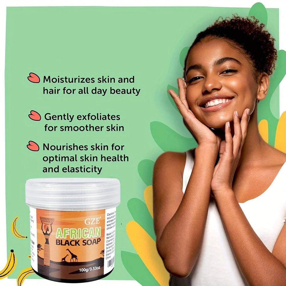 African Black Soap PREMIUM QUALITY Organic Unrefined 100% Pure Natural Ingredien