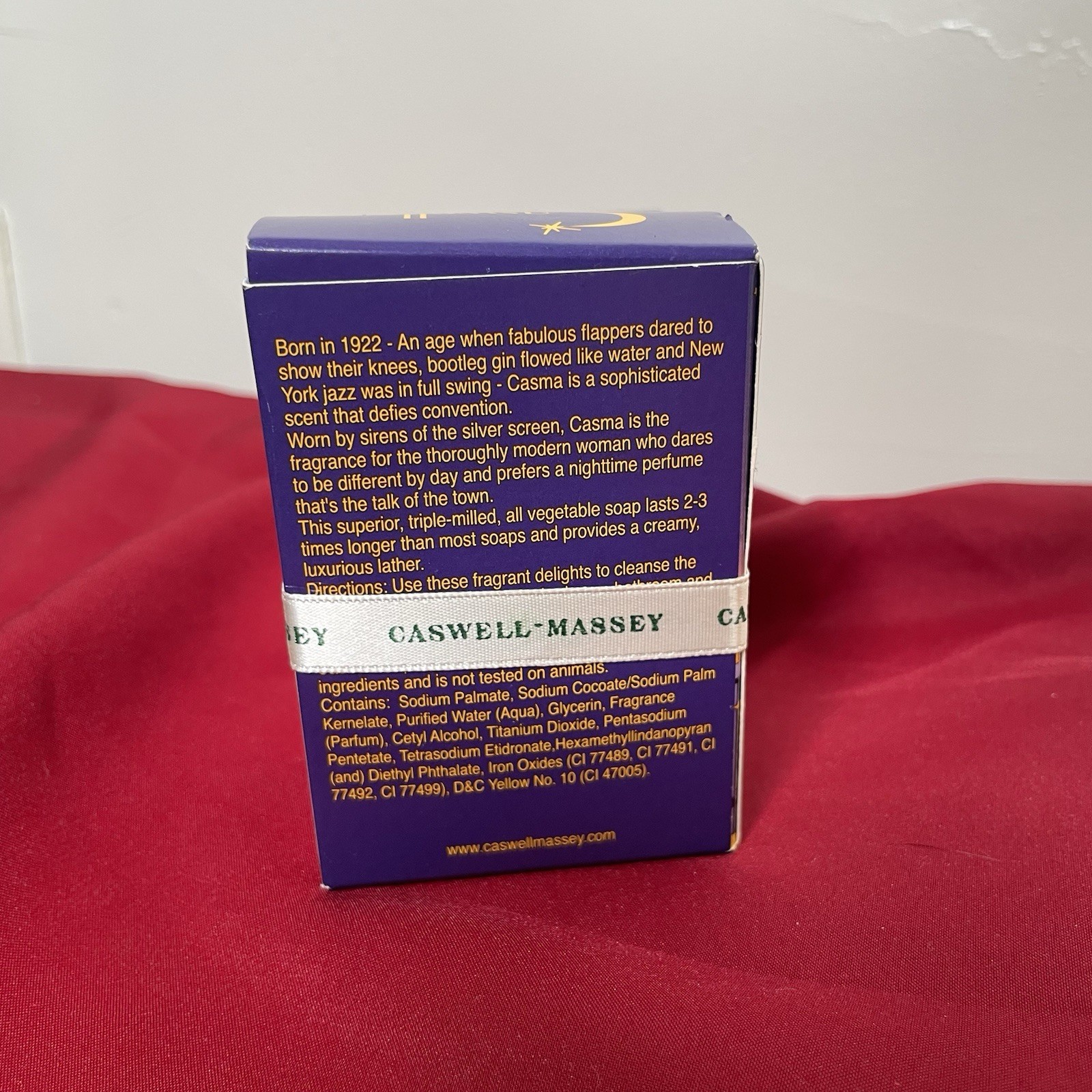 Caswell-Massey VINTAGE 2001 Casma Luxury Bath Soap 2 Bars 3.25 oz