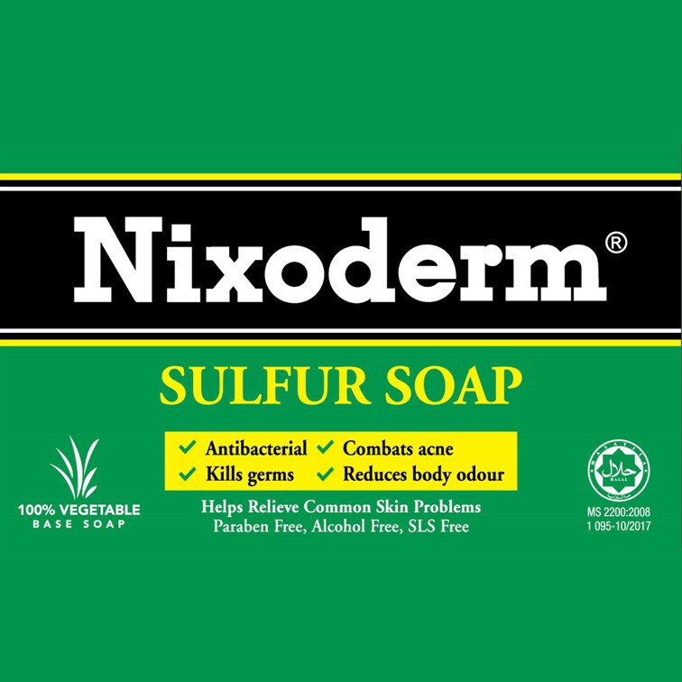 Nixoderm Sulfur Soap Helps Relief Common Skin Problems – 1 x 100g