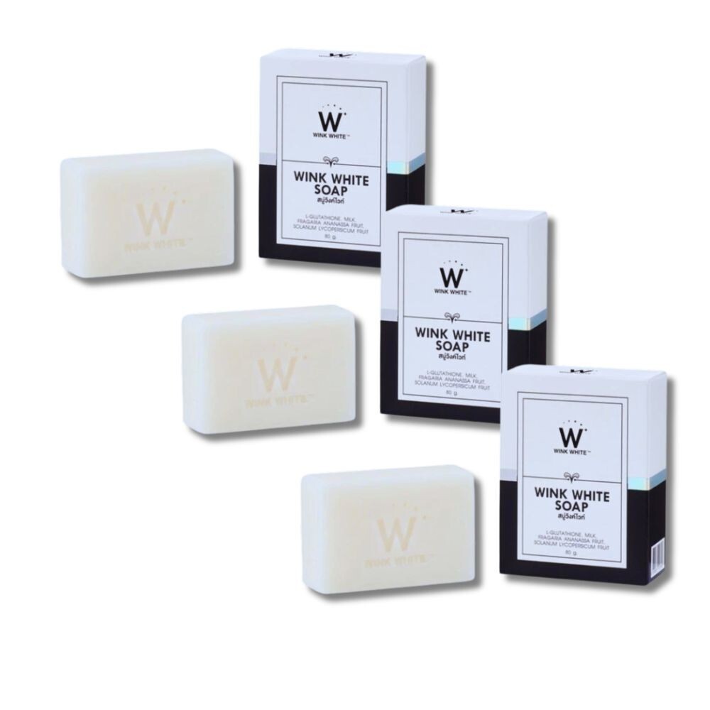 Whitening Soap Gluta Wink White Original Pure Body and Face Skin Cleansing x3