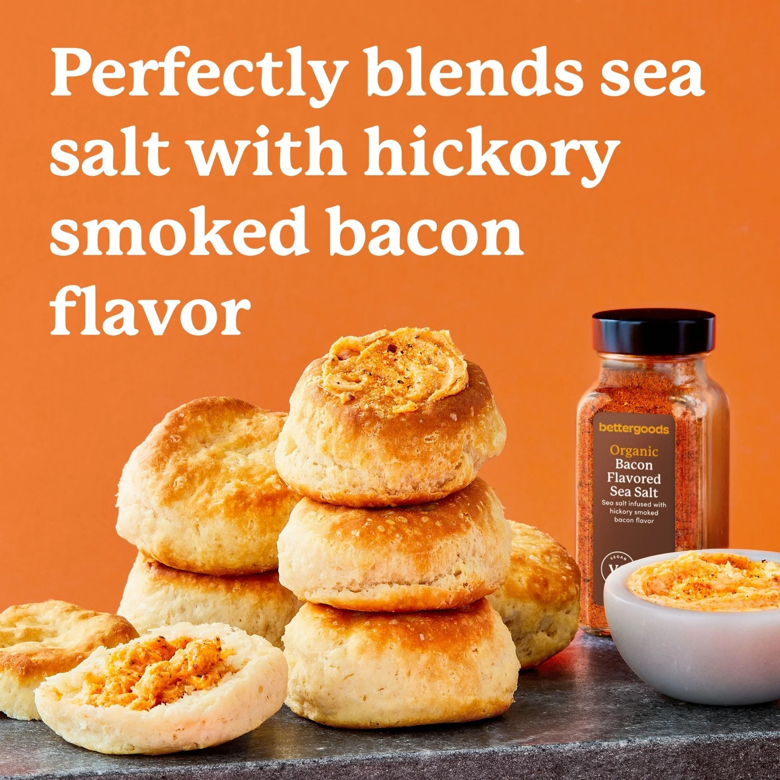 (2 Pack) Organic Bacon Flavored Sea Salt, 5.3 Oz
