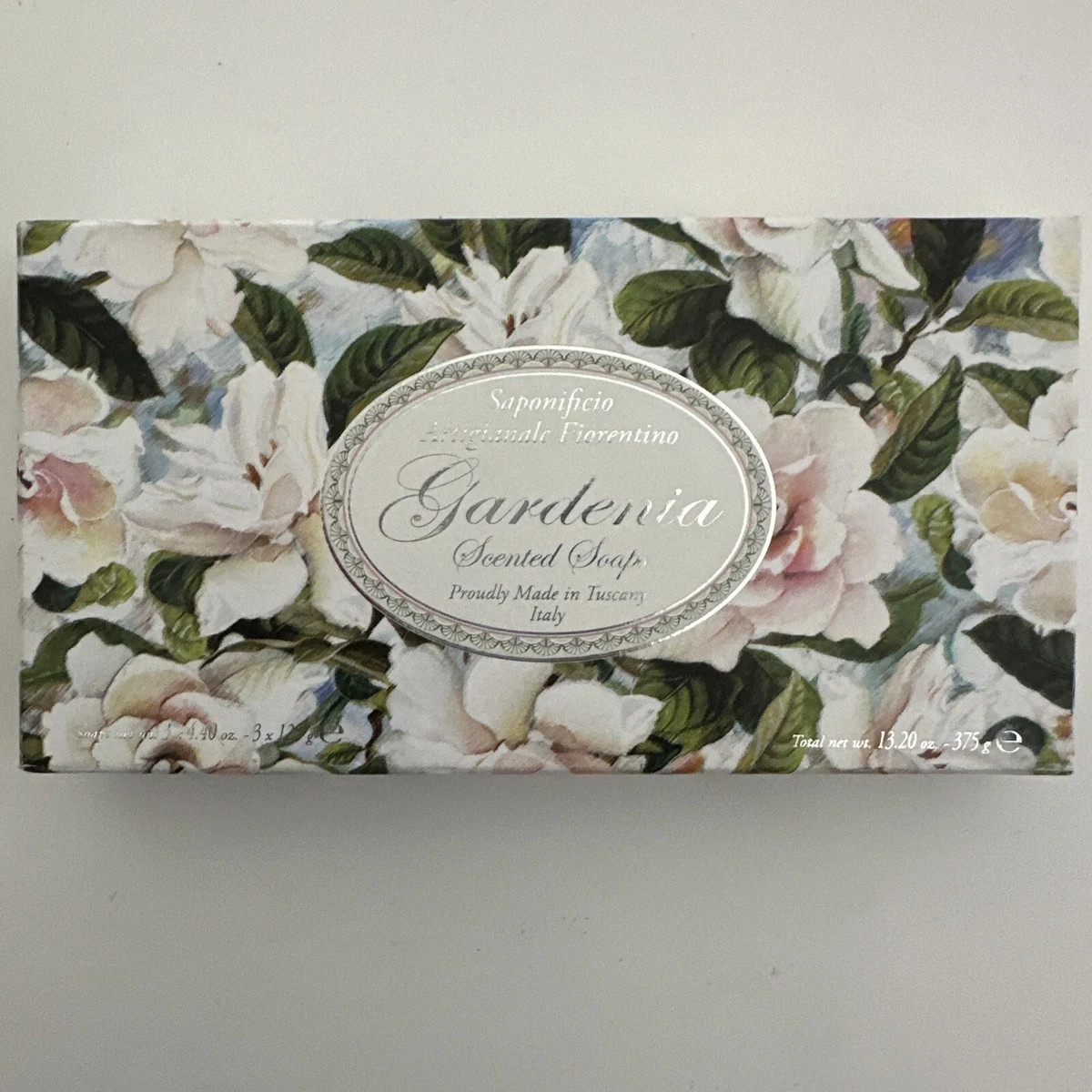 2-Pack Saponificio ~ Gardenia Scented Bar Soap from Italy 6 bars 4.40 oz Each