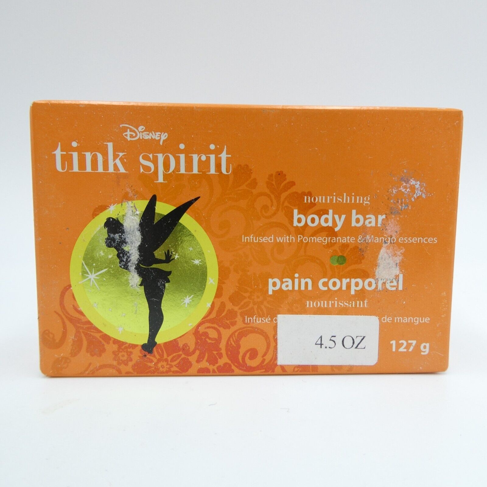 Disney Tink Spirit Body Bar Soap Nourishing 4.5 oz Tinkerbell Peter Pan Sealed