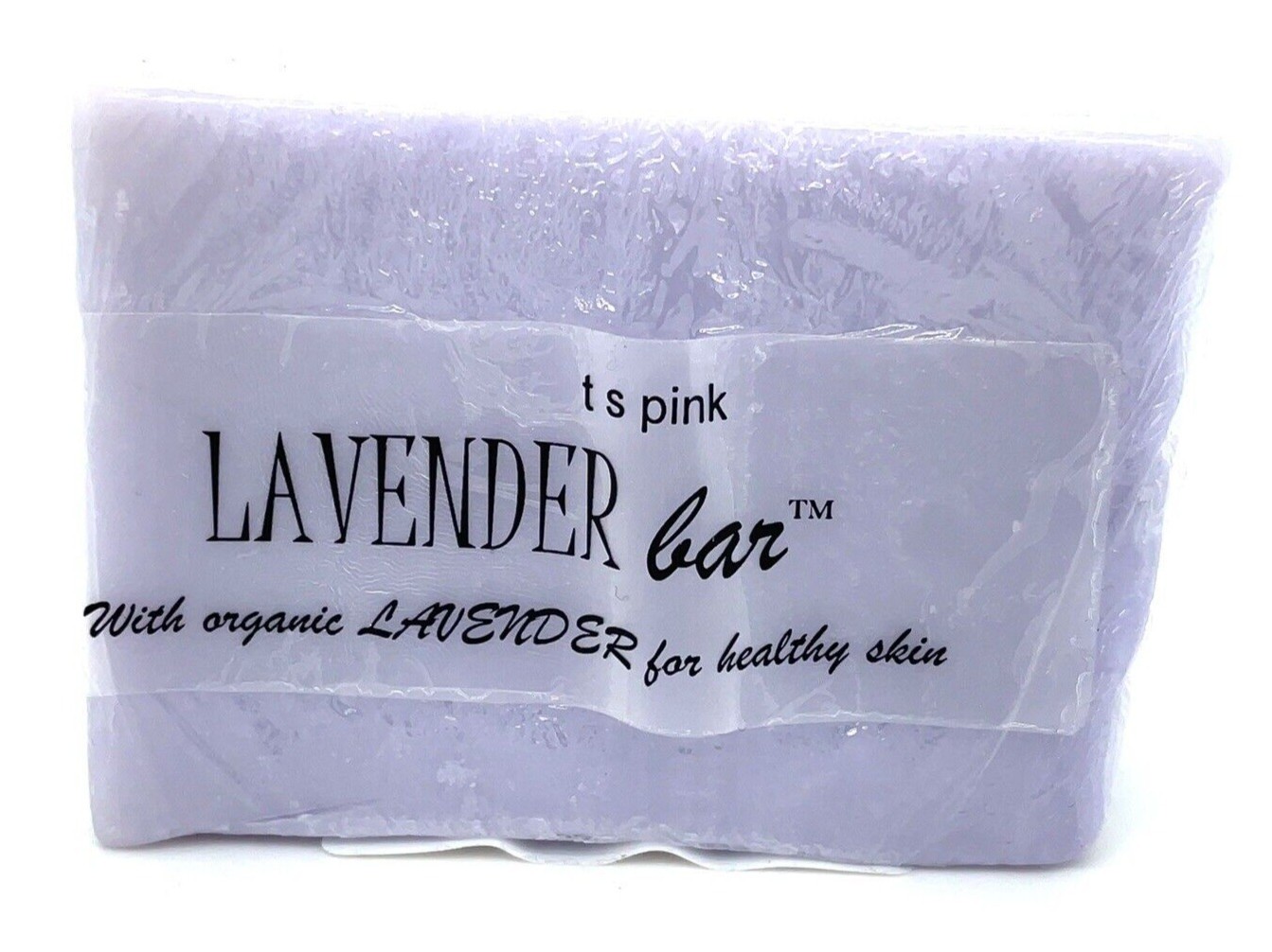 Lavender Bar Organic Vegetable Glycerin Soap With Aloe Vera & Oils 4 Oz By T S P