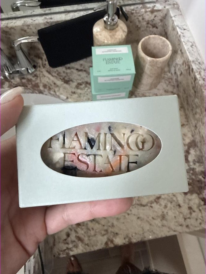 Flamingo Estate Organic Bar Soap Bundle Lot of 6 Peppermint Lavender Manuka New