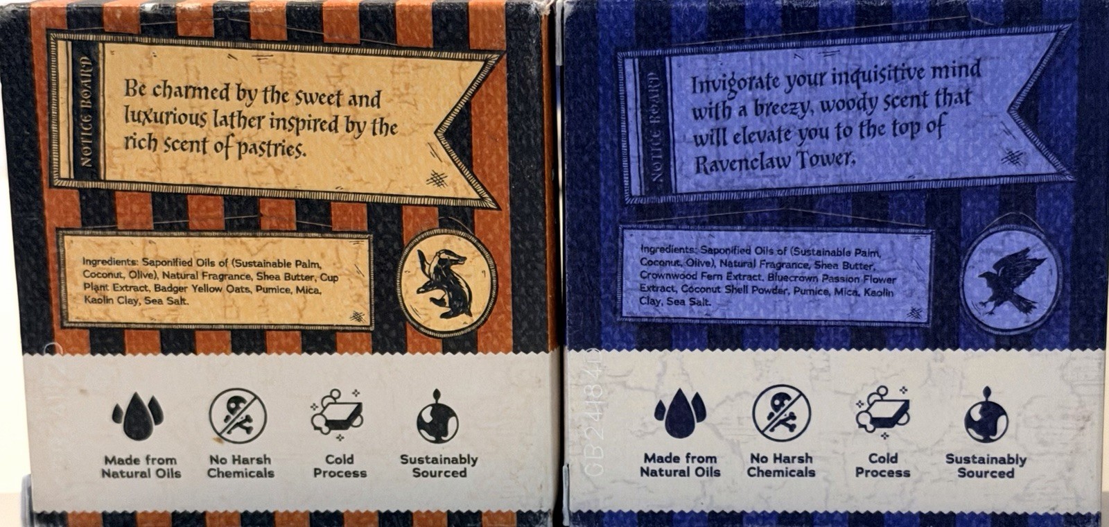 5 Pack Variety Dr. Squatch Harry Potter Grit Of The Genius & Lather Of The Loyal