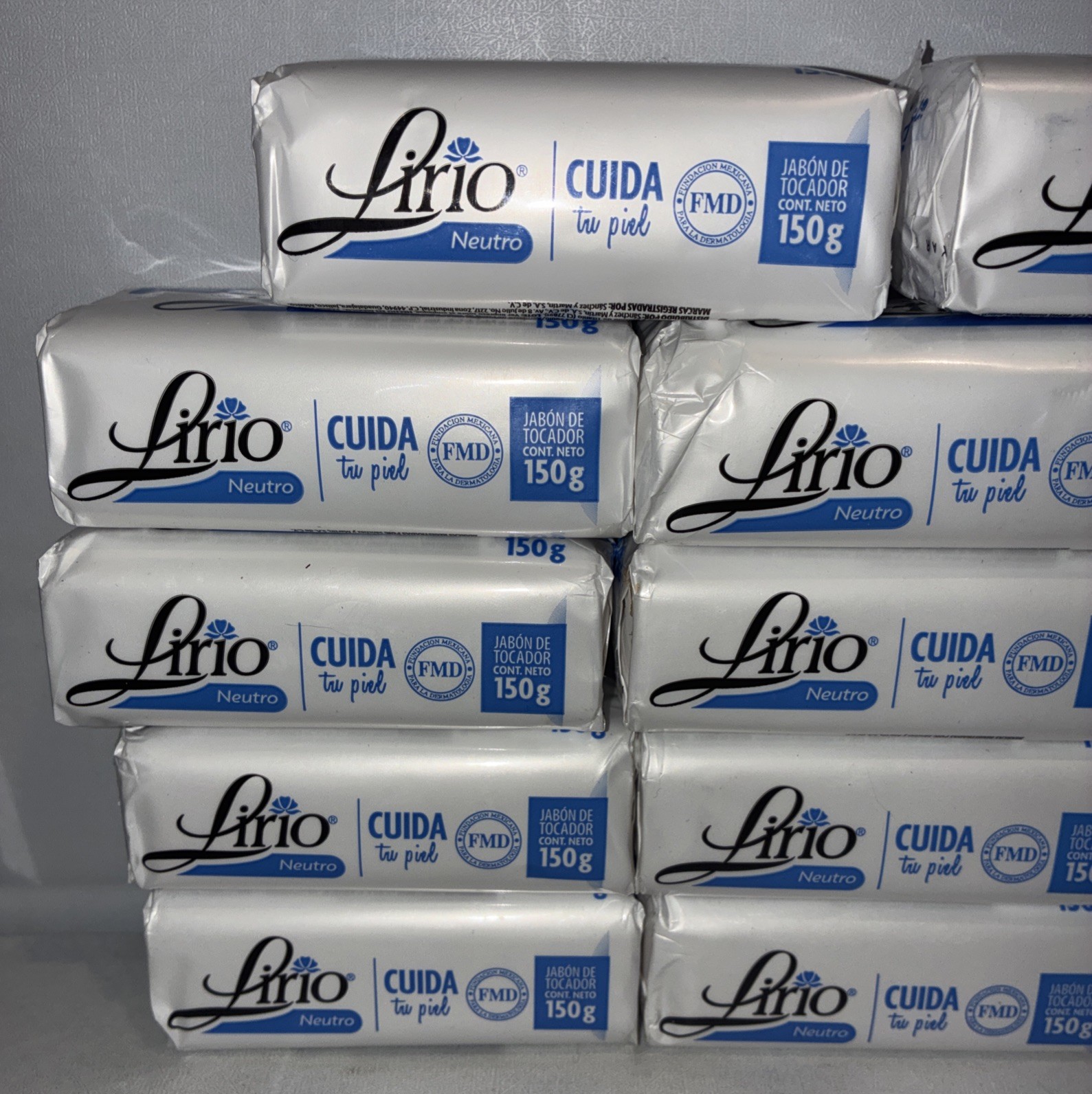 Lot Of 14-Lirio Neutro Neutral Bar Soap – 5.29 oz